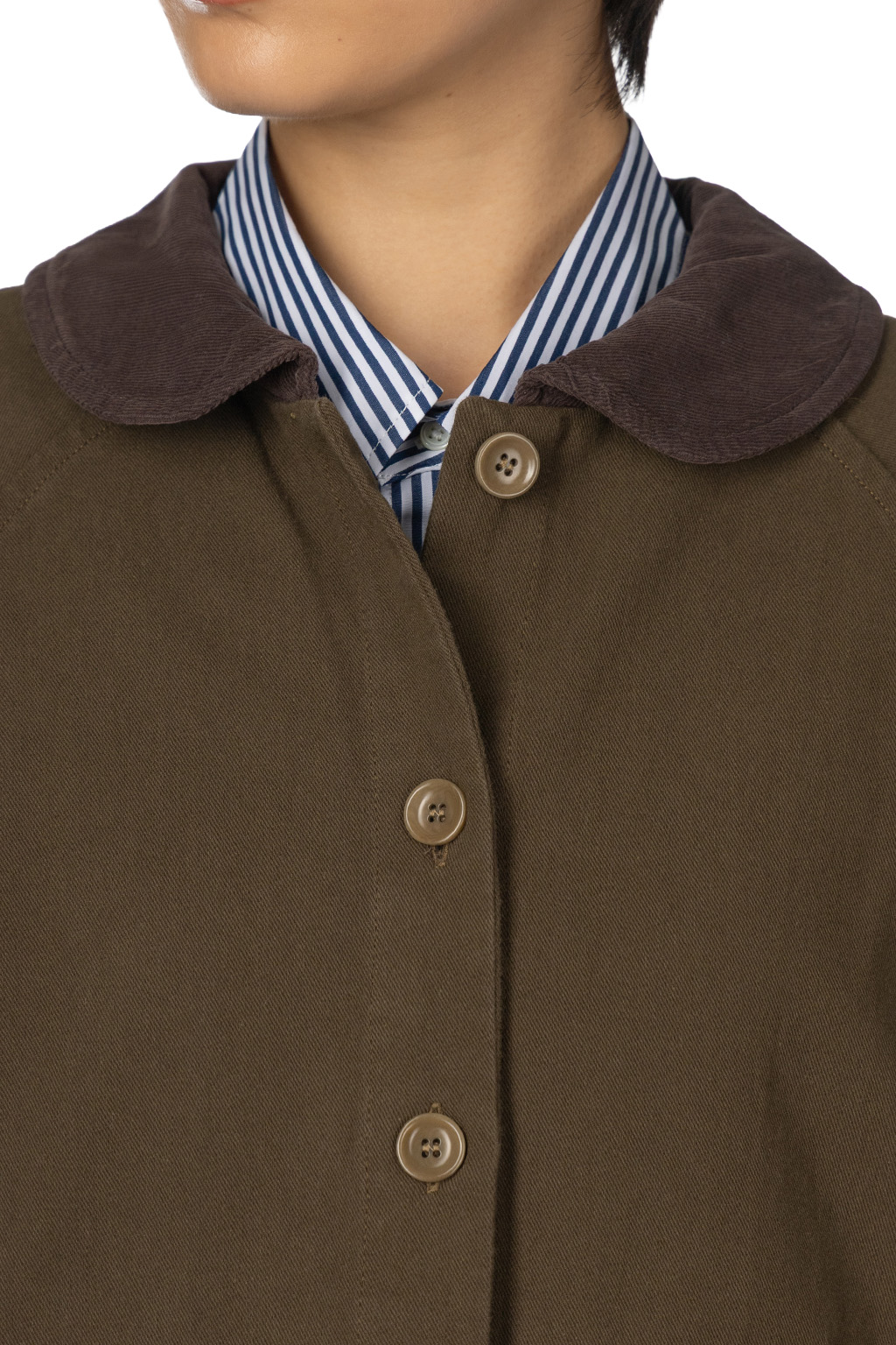 Tigre Brocante - Loose Chino Big Collar Raglan Jacket